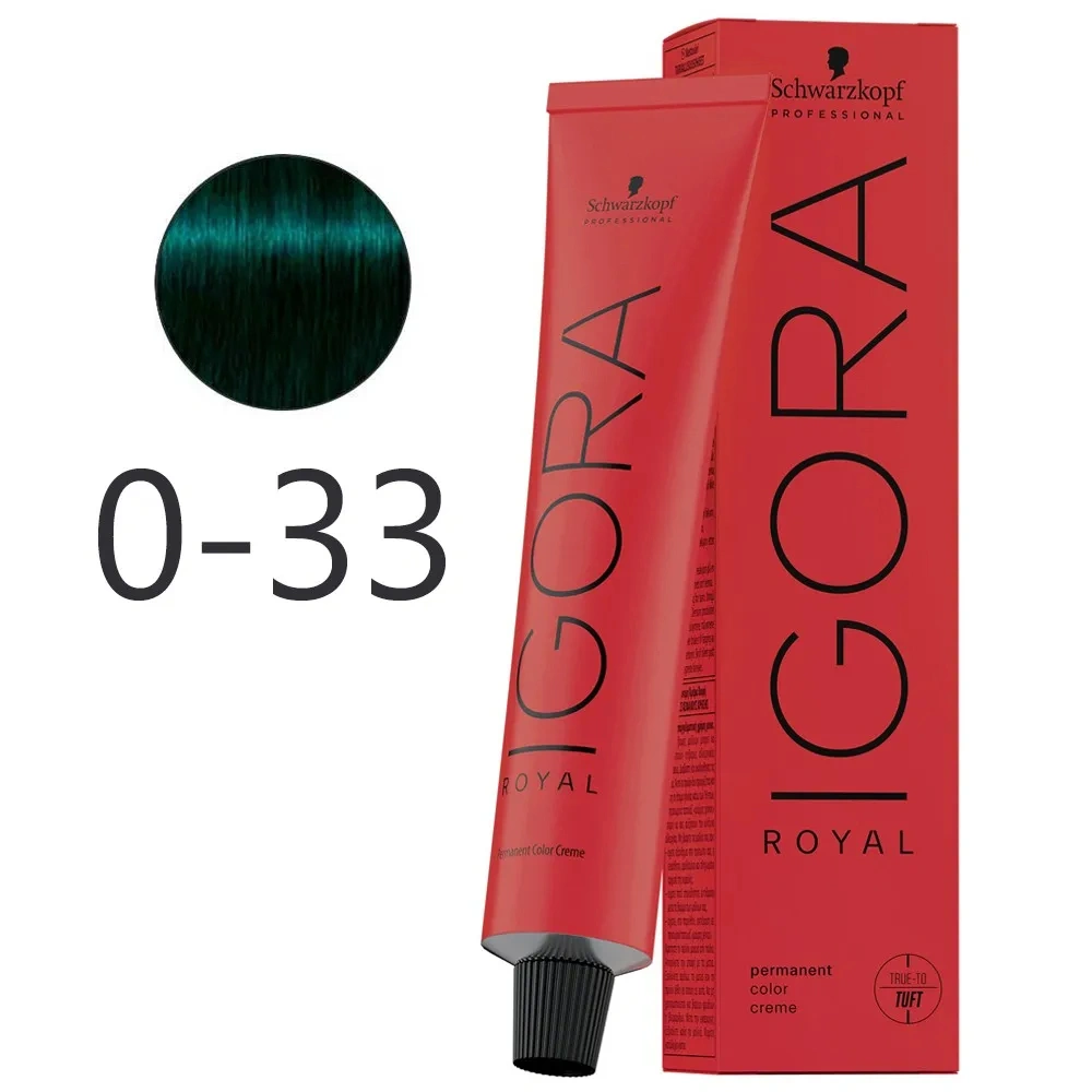 Igora Royal - 0-33 árnyalatú krémhajfesték 60ml képe 1